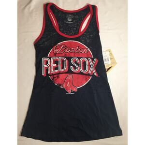 Cooperstown Collection Boston Red Sox Tank Top Women's Small Blue MLB